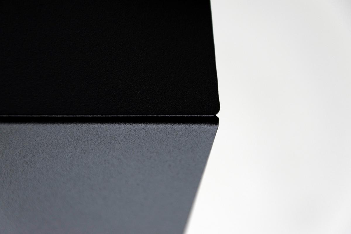 Blumenständer Schwarz - Schwarz, Basics, Metall (25/25/25cm)