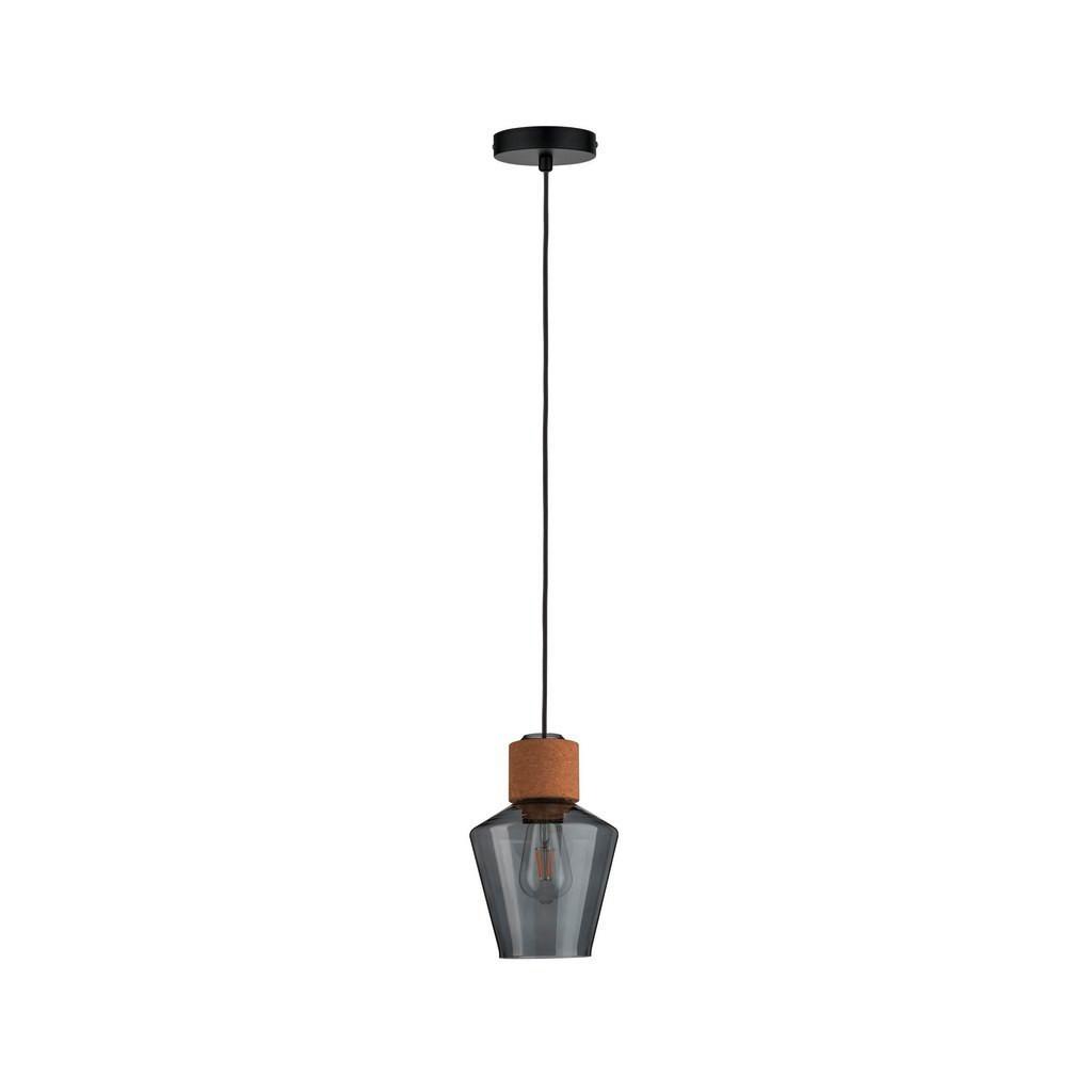 Hängeleuchte Noerdic Elia max. 20 Watt - Schwarz, KONVENTIONELL, Glas/Metall (18cm) - Paulmann