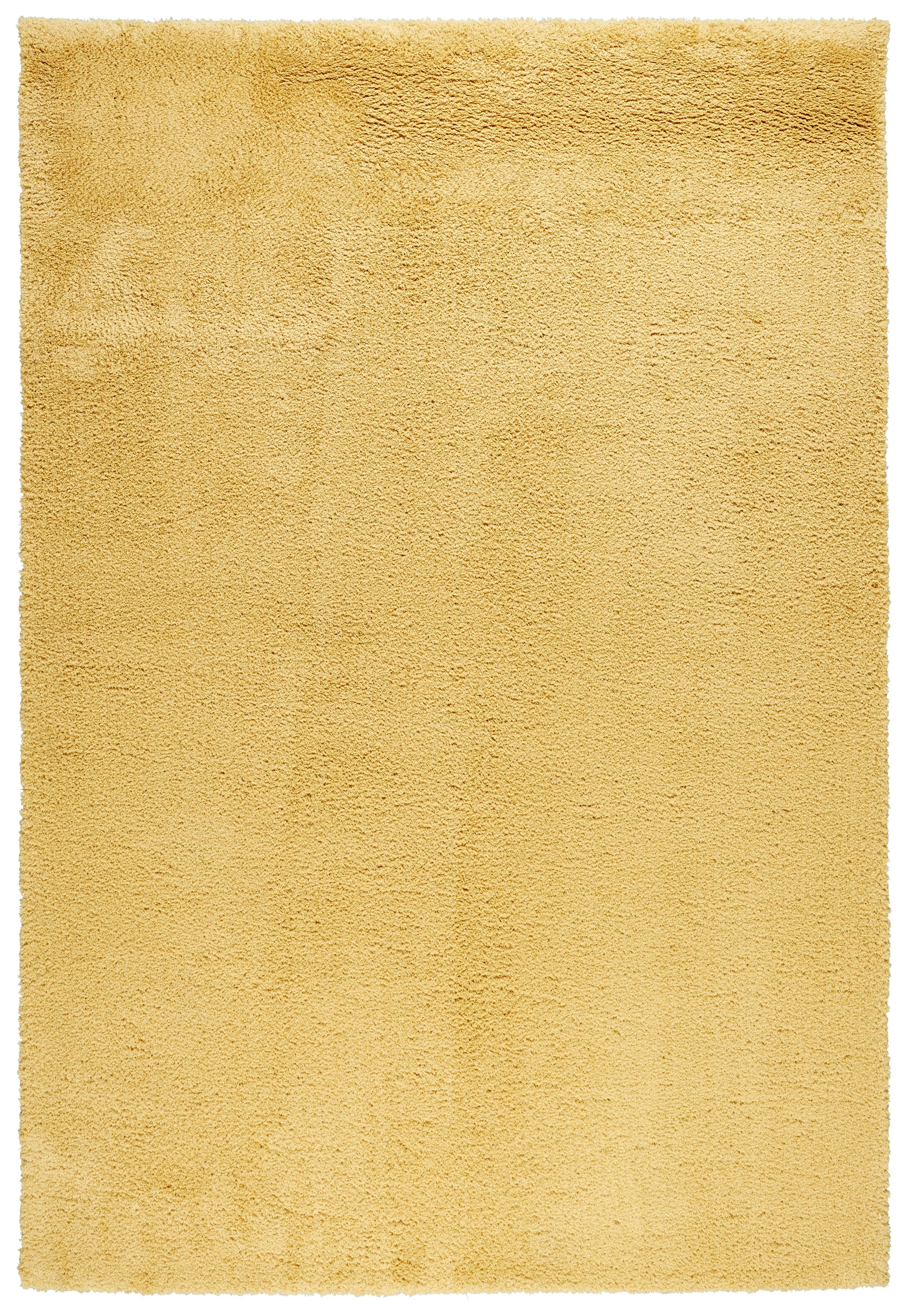 Covor pufos Ștefan 2 - galben, Modern, textil (120/170cm) - Mömax