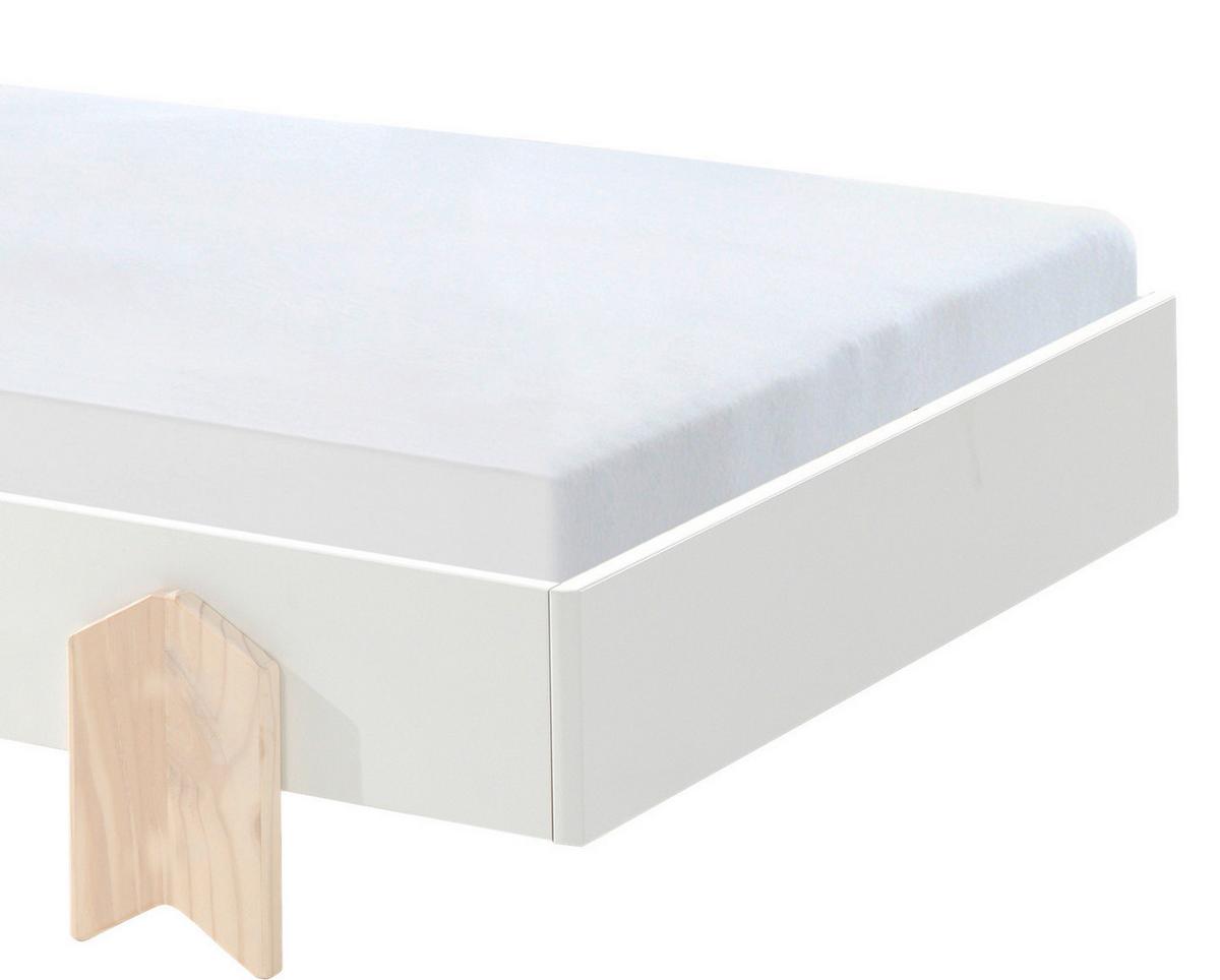 Kinder-/Juniorbett Modulo ca. 90x200 cm Weiß - Weiß, MODERN, Holz/Holzwerkstoff (90/200cm) - MID.YOU