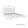 POLSTERBETT FREDERICO - Beige/Schwarz, MODERN, Holz/Holzwerkstoff (180/200cm) - Bessagi Home