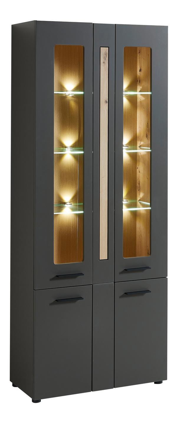 Vitrine "Loft-Two" , dunkelgrau online kaufen mömax