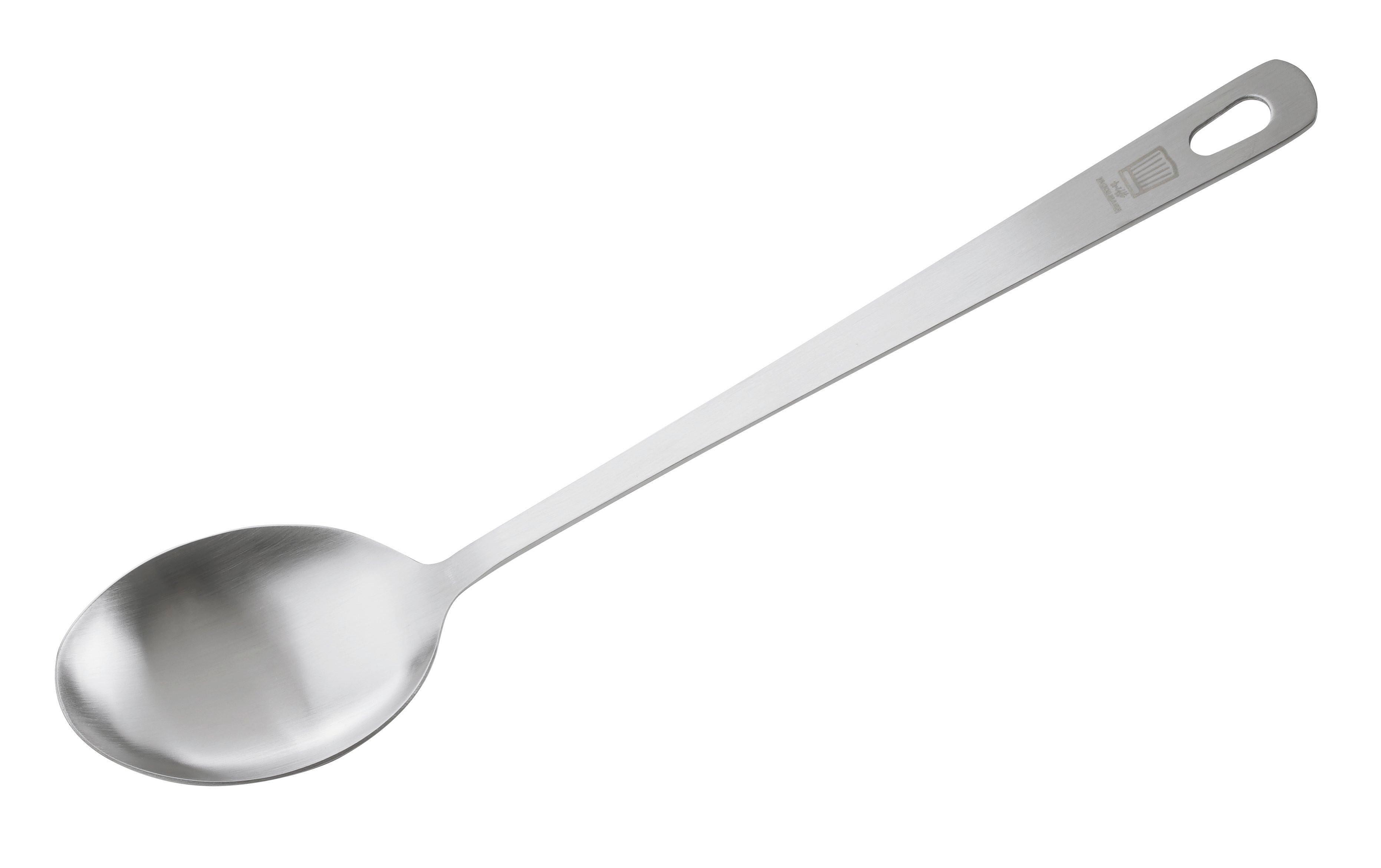 ŁYŻKA DO SERWOWANIA 23131 - kolor srebrny, Design, metal (32cm) - Chefkoch+Fackelmann