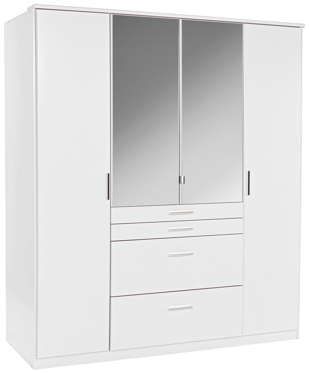 DULAP AACHEN - alb, Konventionell, material pe bază de lemn (180/198/58cm)