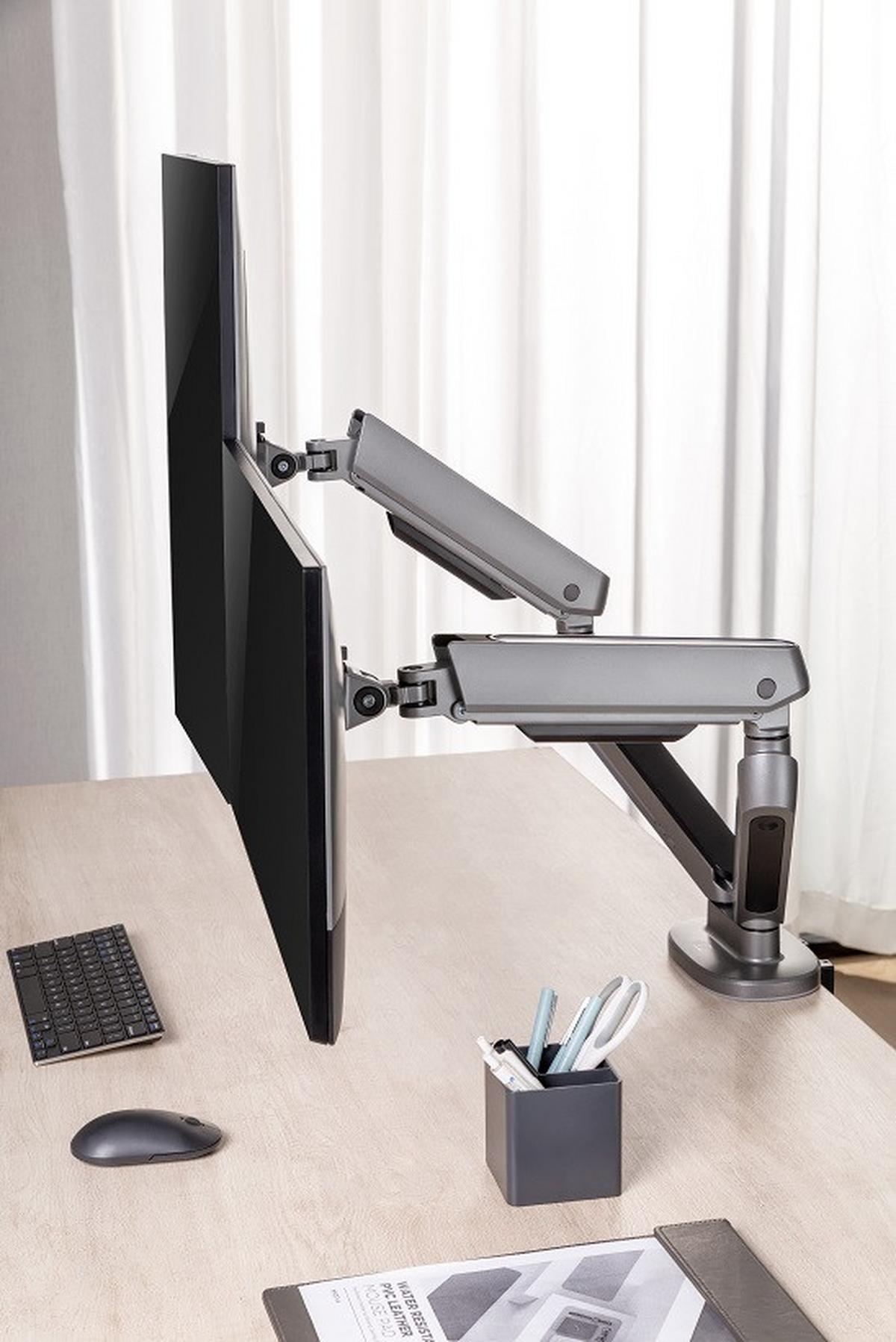 UCHWYT DO MONITORA COLIN 2 RBG - ciemnoszary, Design, tworzywo sztuczne/metal (105/62,2/15,2cm) - Boxxx