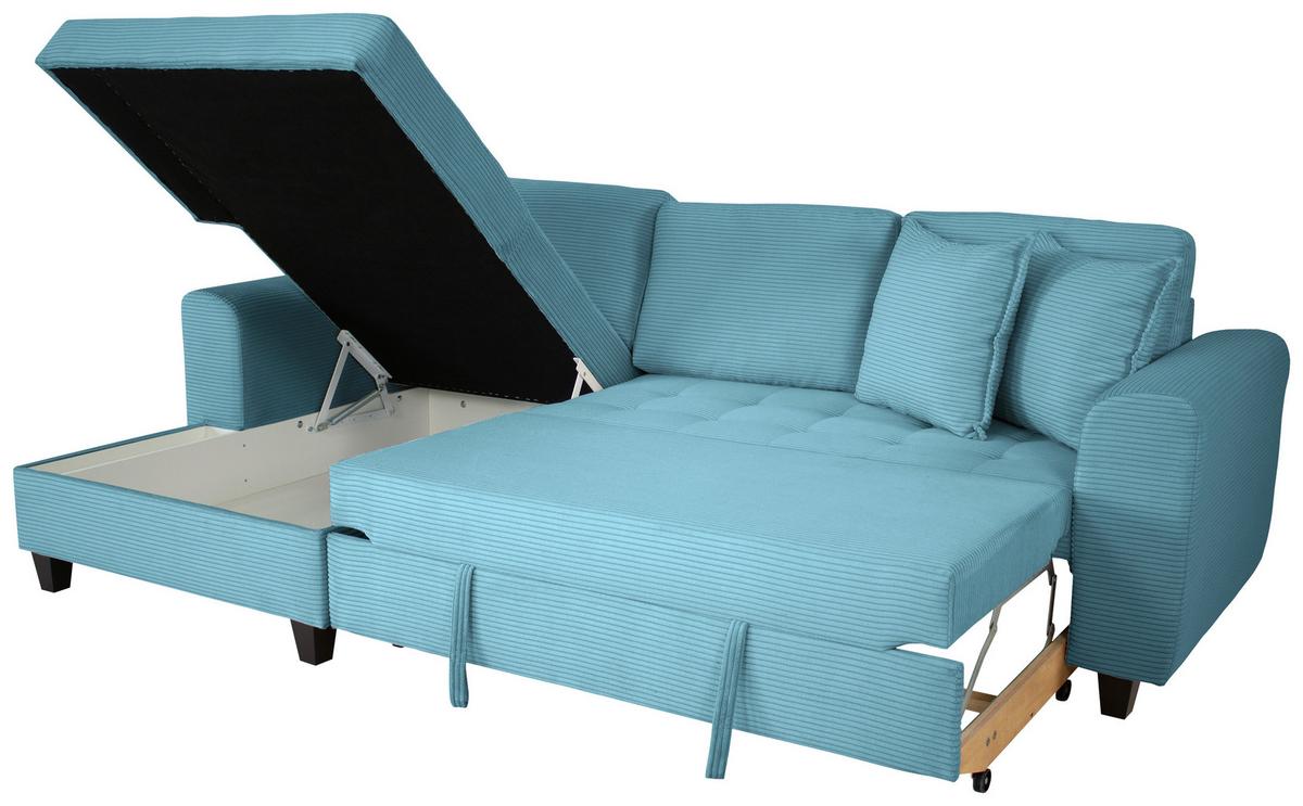 Coltar MORITZ - albastru deschis, Trend, textil (155/265cm) - Modern Living