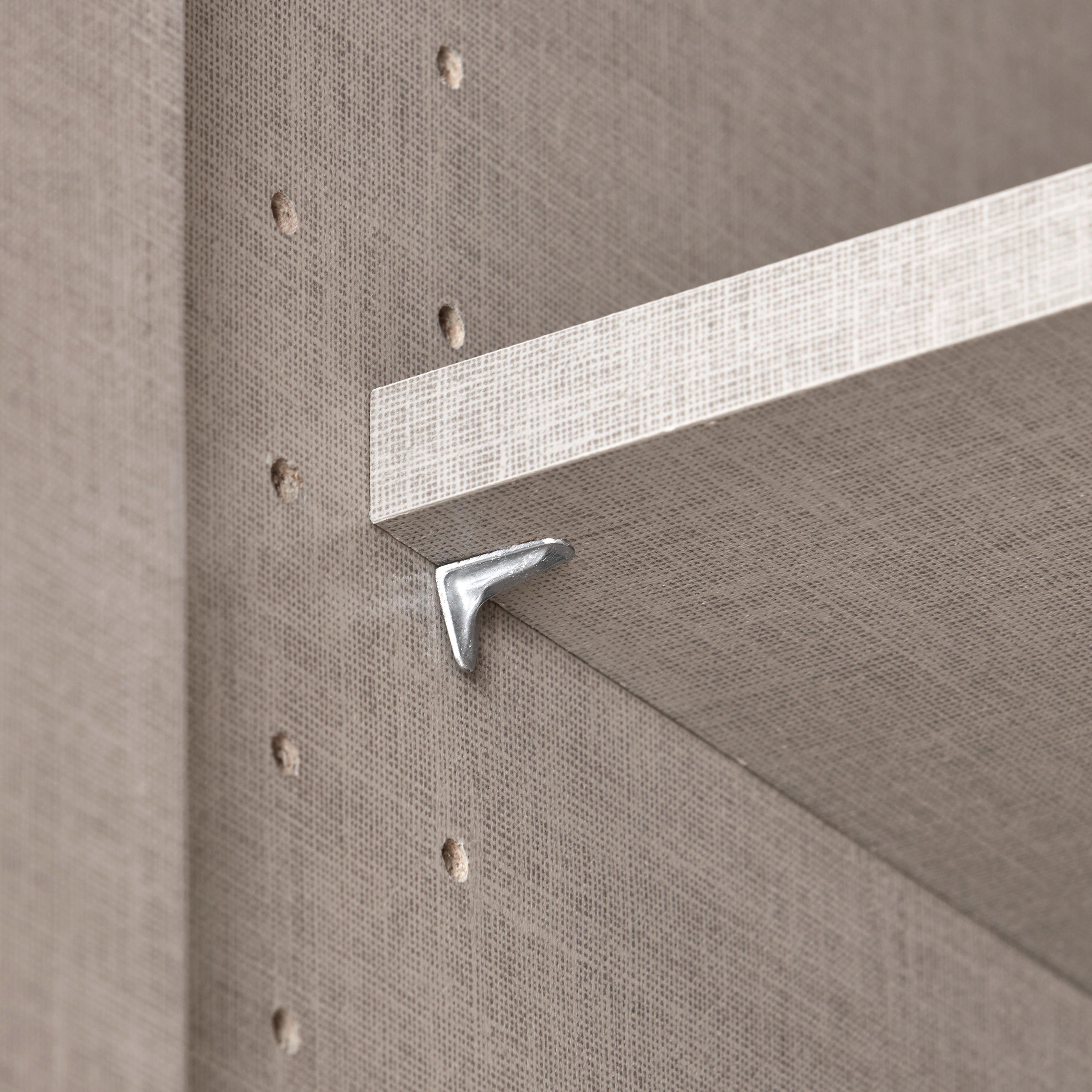 Ormar S Klasičnim Vratima Alabama - bijela/siva, Moderno, drvni materijal/metal (271/229/54cm) - Modern Living