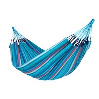 Hängematte Classic Double Hammock Blau/Rot - Blau/Kirschrot, KONVENTIONELL, Textil (160/350cm) - La Siesta