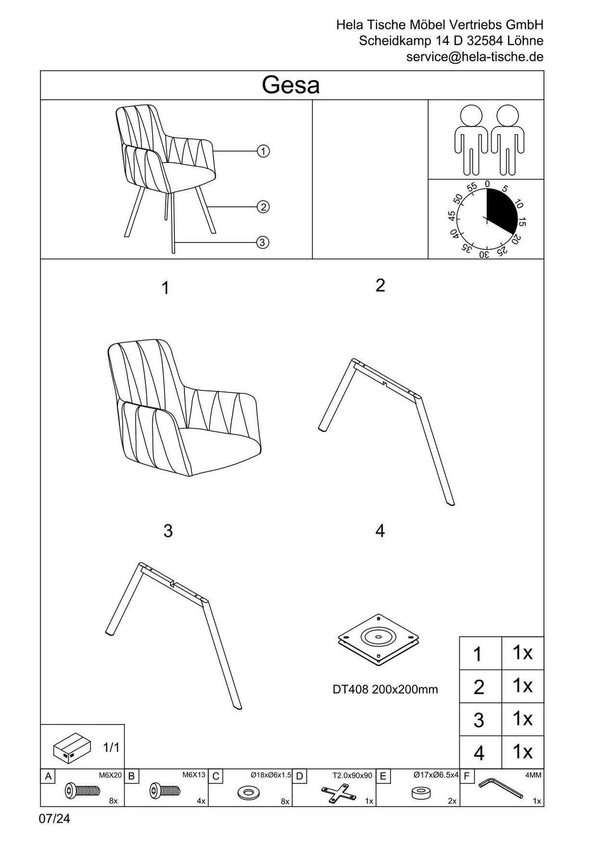 TISCHGRUPPE GESA II G - Anthrazit/Eiche Artisan, MODERN, Holzwerkstoff/Textil (140 - 180/76/90cm) - MID.YOU