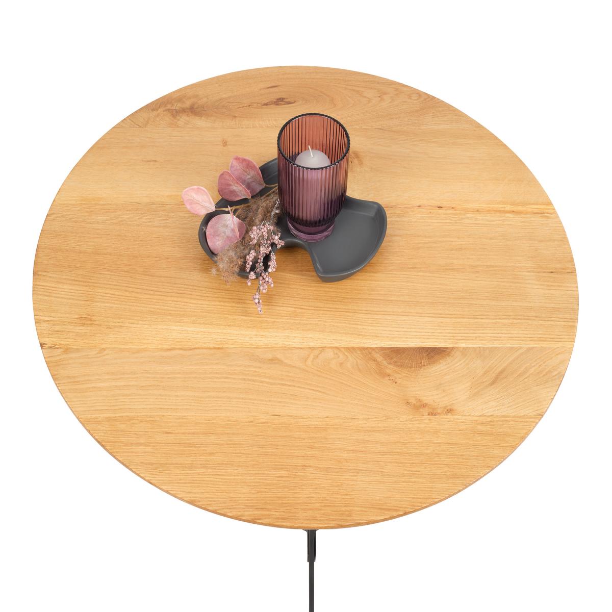 Couchtisch Mombasa Naturfarben - Naturfarben/Grau, KONVENTIONELL, Holz/Metall (75/50cm) - Mömax