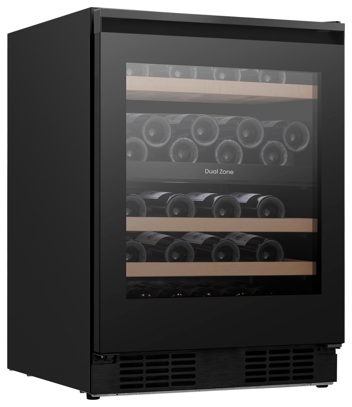Weinkühlschrank RW3N122GALF Schwarz - Schwarz, Glas/Holz (59,5/93,8/57,5cm) - Gorenje