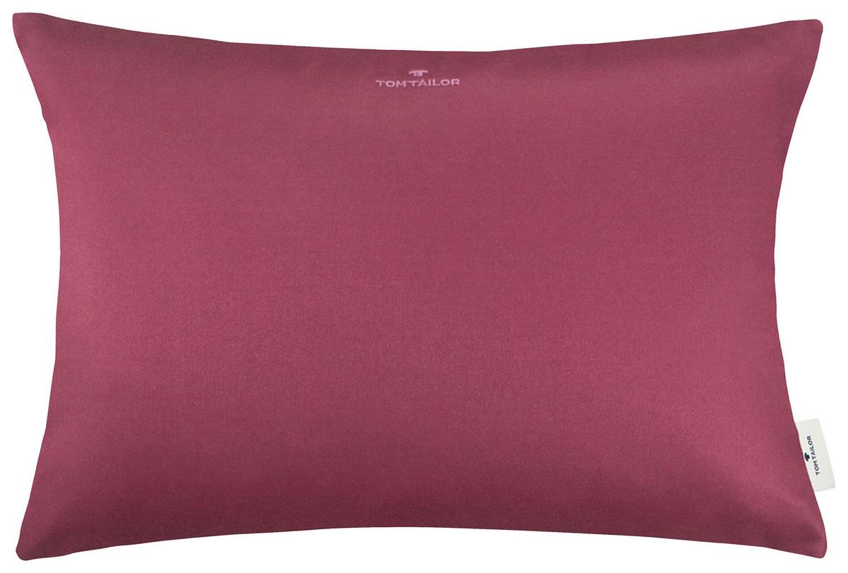 POSZEWKA NA PODUSZKĘ T-DOVESIGNATURE75350-064-40-60 - czerwone wino/ciemnoczerwony, Konventionell, tkanina (40/60cm) - Tom Tailor