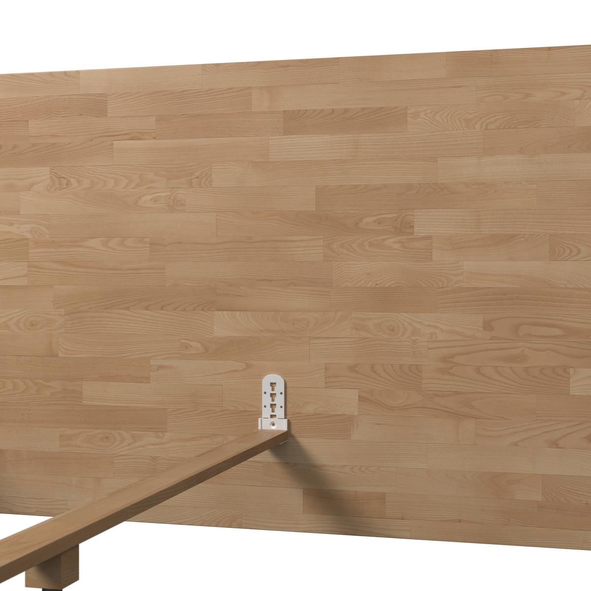 Bett Wilma ca. 180x200 cm Wildeiche Echtholz - Wildeiche, MODERN, Holz (180/200cm) - Bessagi Home