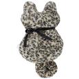 Fellkissen Kitty Leopardenprint - Schwarz/Braun, Trend, Textil (40/70cm) - Mömax modern living