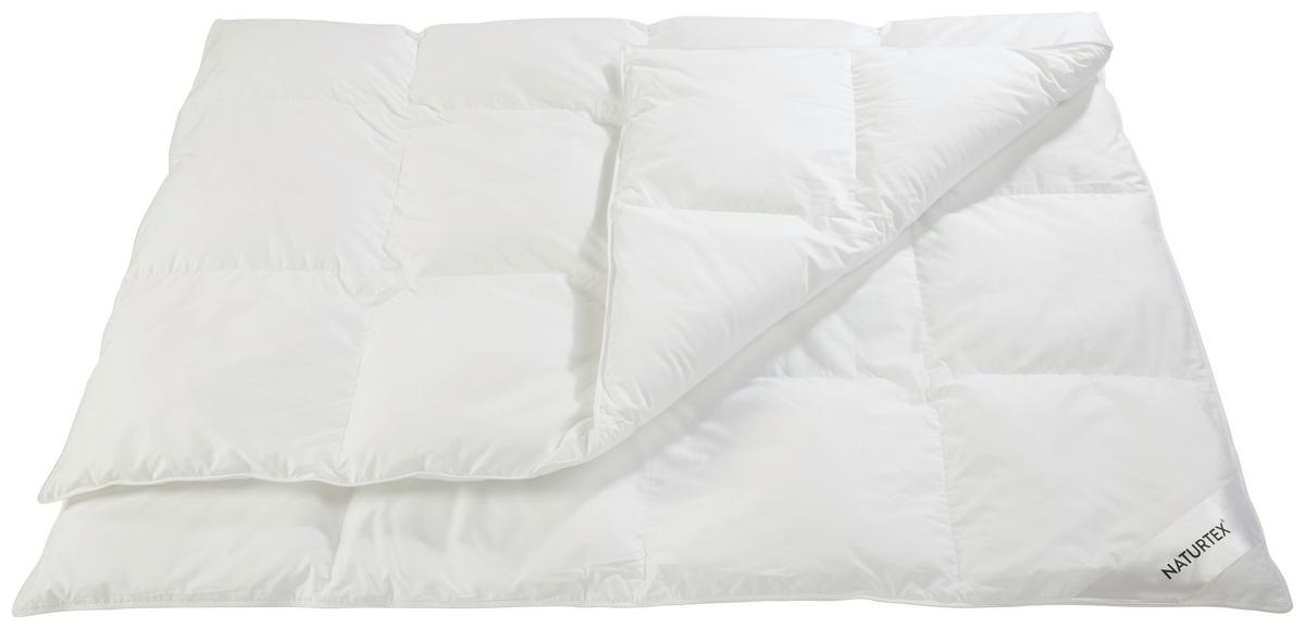 Pilotă Vegandown - alb, Konventionell, textil (135-140/200cm) - Premium Living