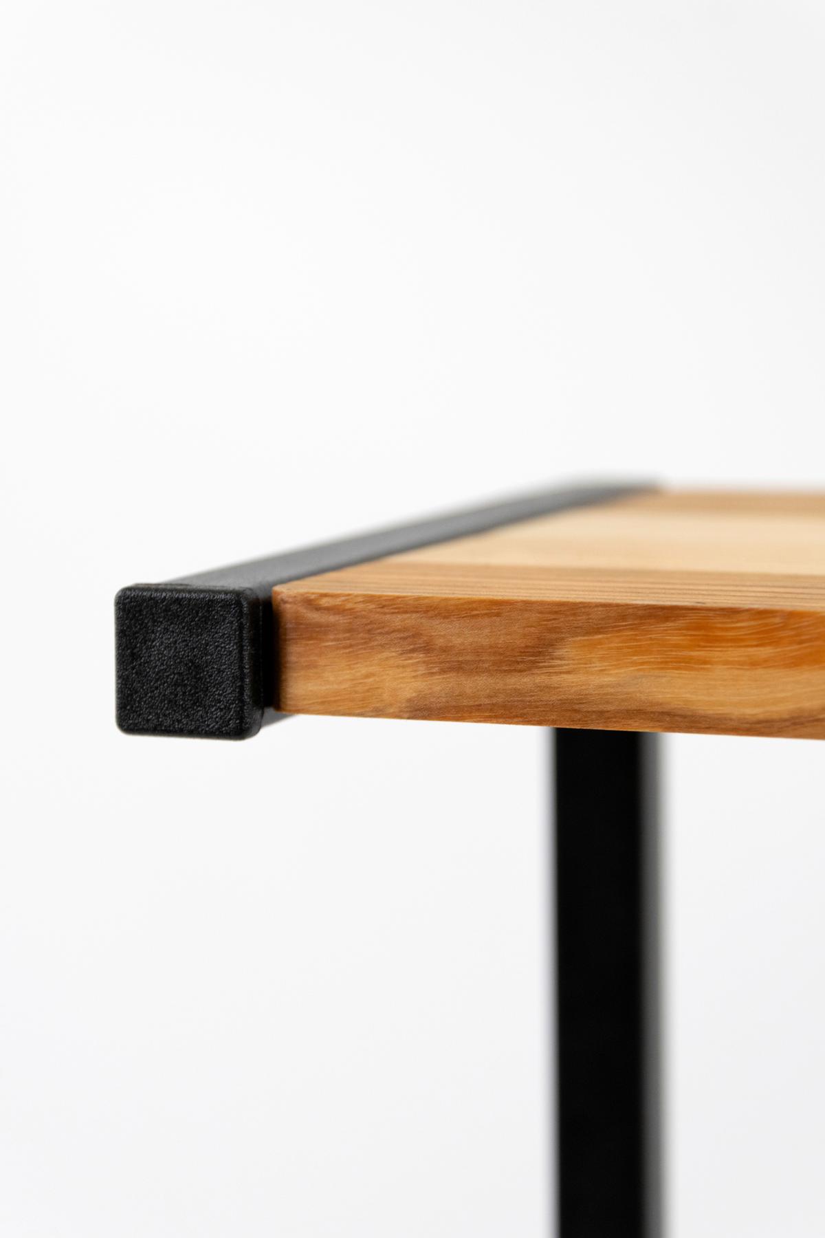 Blumenständer Schwarz - Schwarz, Basics, Metall (23/75/20cm)