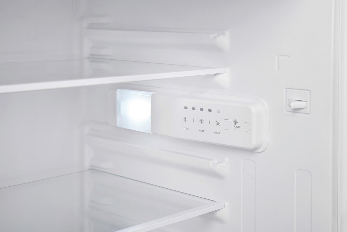 Kühlschrank Respekta Karlsson Weiß - Weiß, Basics, Glas/Metall (54/87,5/54,5cm) - Respekta