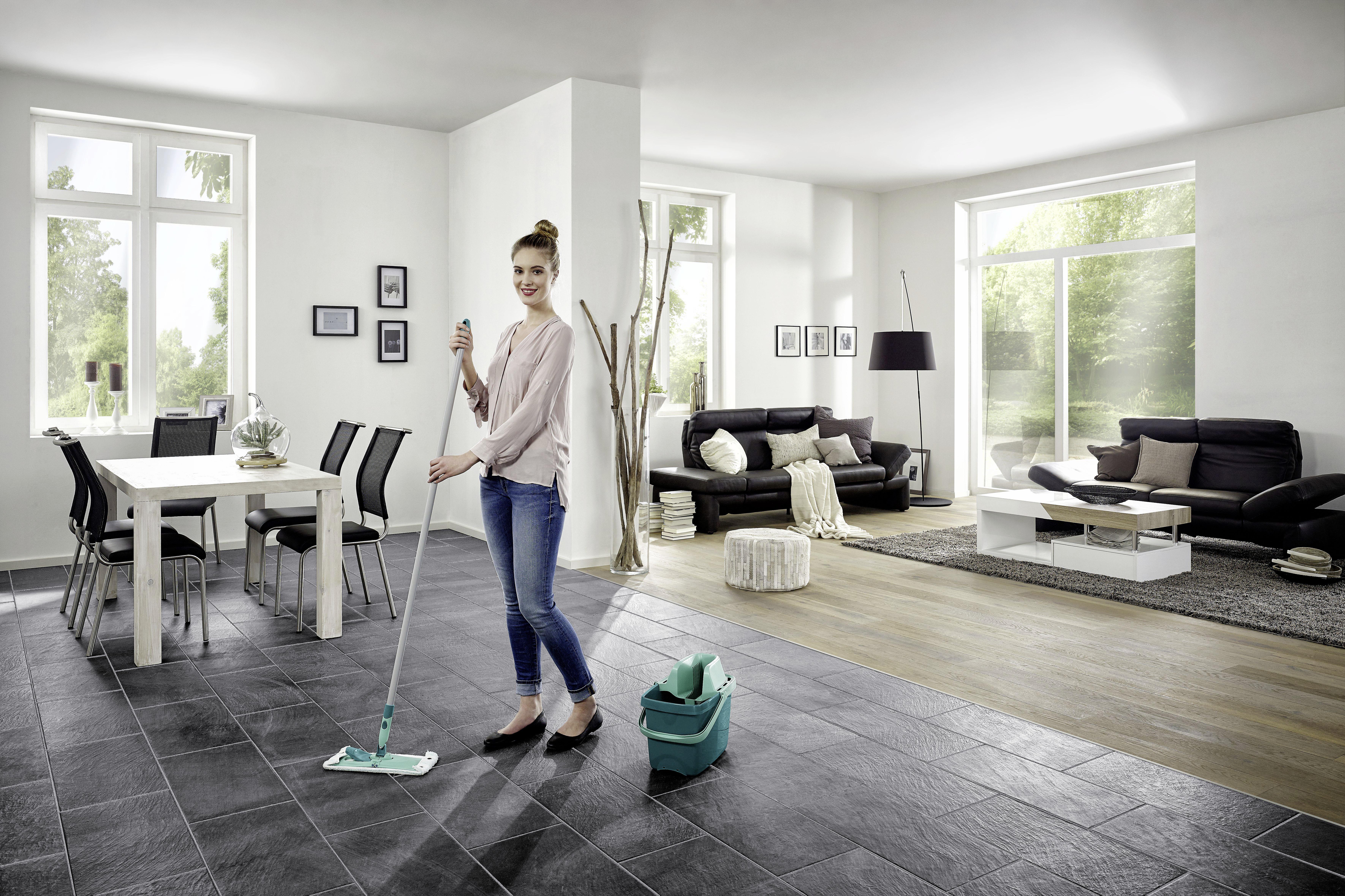 Felmosószett Leifheit Combi Clean M - türkiz/zöld, Basics, műanyag/fém - Leifheit