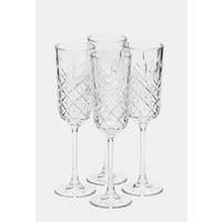 Gläserset Klar 4 Stk. - Klar, KONVENTIONELL, Glas (18,6/10/27,50cm) - Van Well