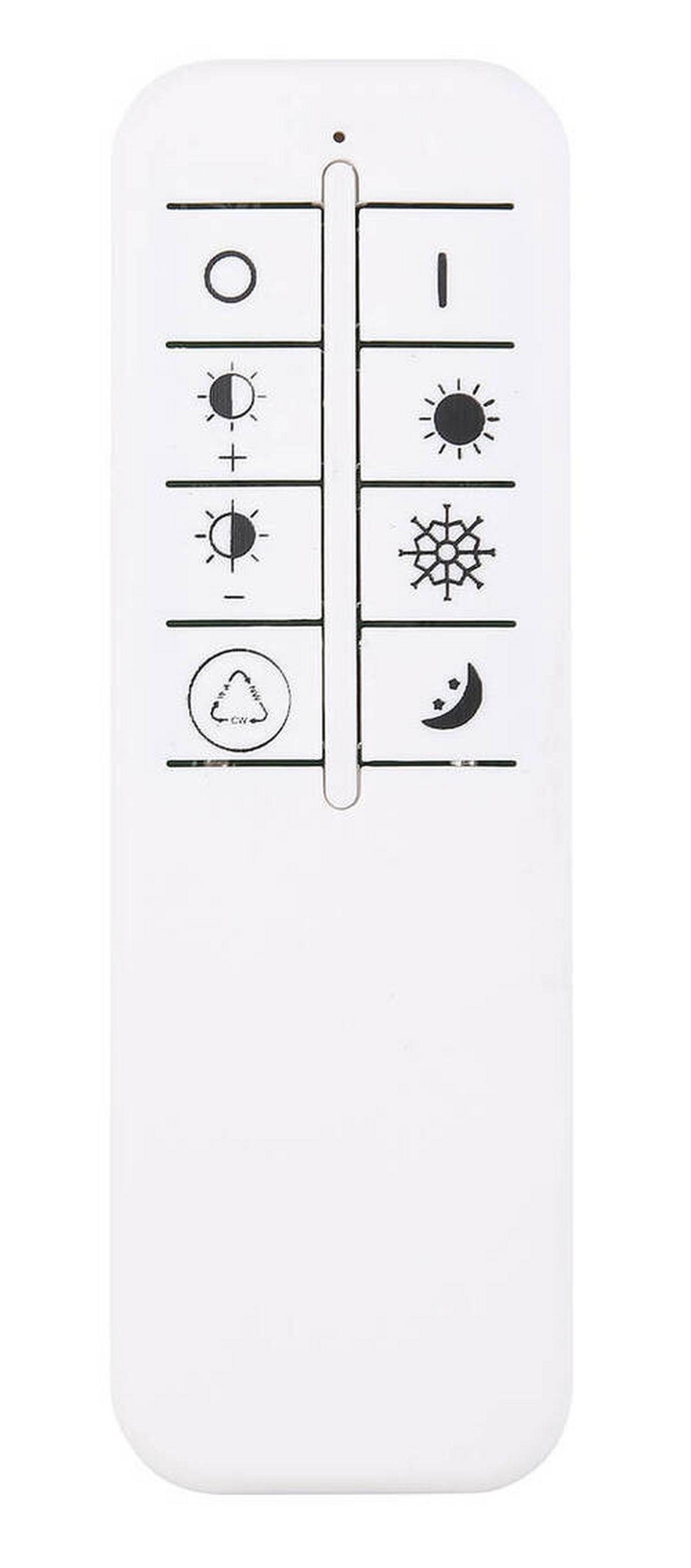 LED-DECKENLEUCHTE 48373-30 - Weiss/Transparent, Konventionell, Kunststoff/Metall (47,8/6,7cm) - Globo