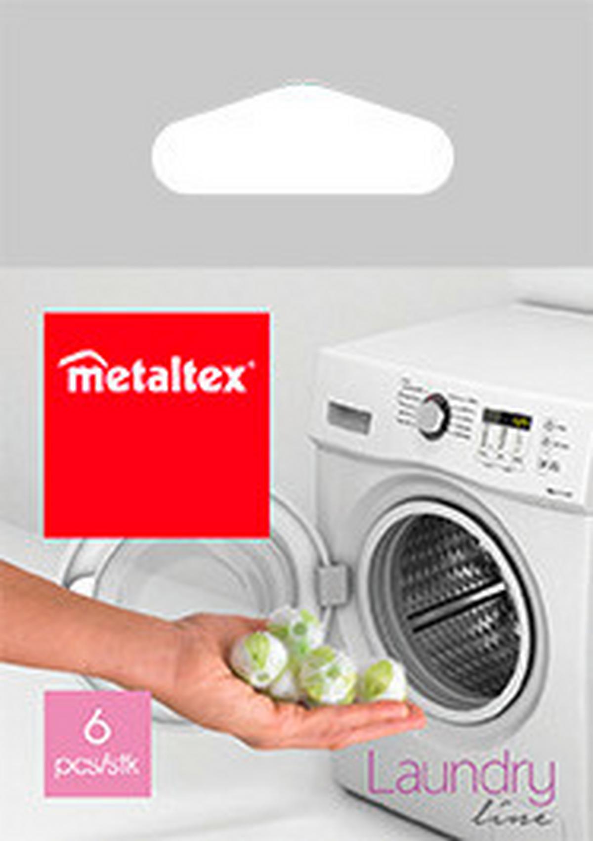 Szösz Összeszedő Golyók 6db/csomag Laundry - műanyag (6,5/6,5/6,5cm) - Metaltex