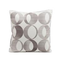 POSZEWKA NA PODUSZKĘ BELLINO - kolor srebrny/biały, Lifestyle, tkanina (50/50cm) - Ambiente