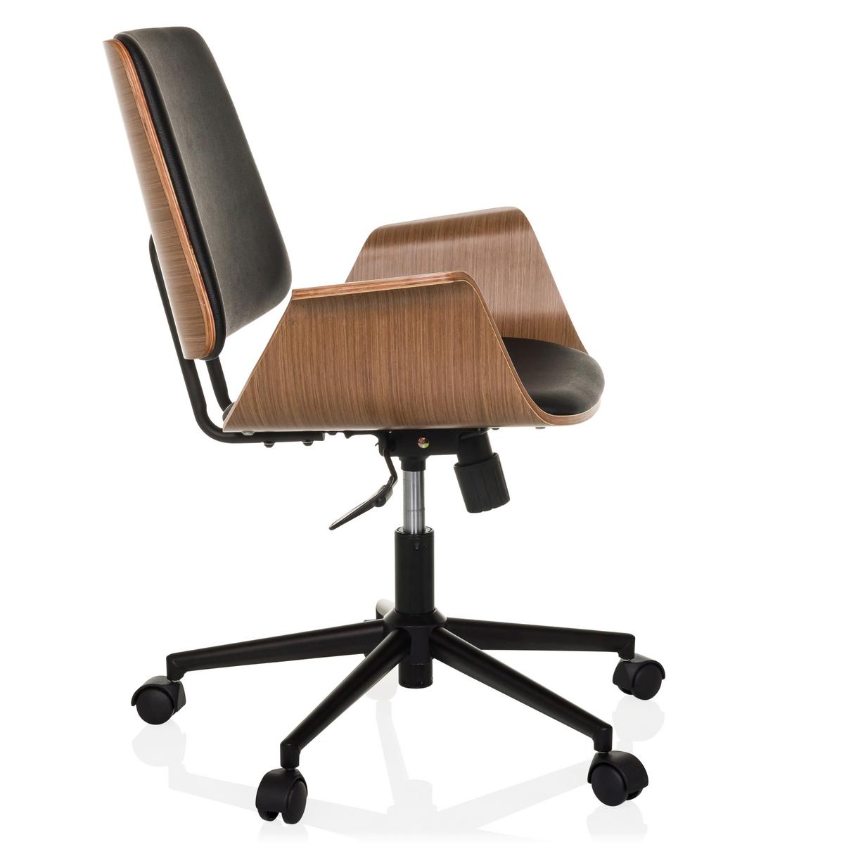 Pisarniški Stol Cenca I, Črna - črna, Moderno, kovina/umetna masa (68/92/63,5cm) - MID.YOU