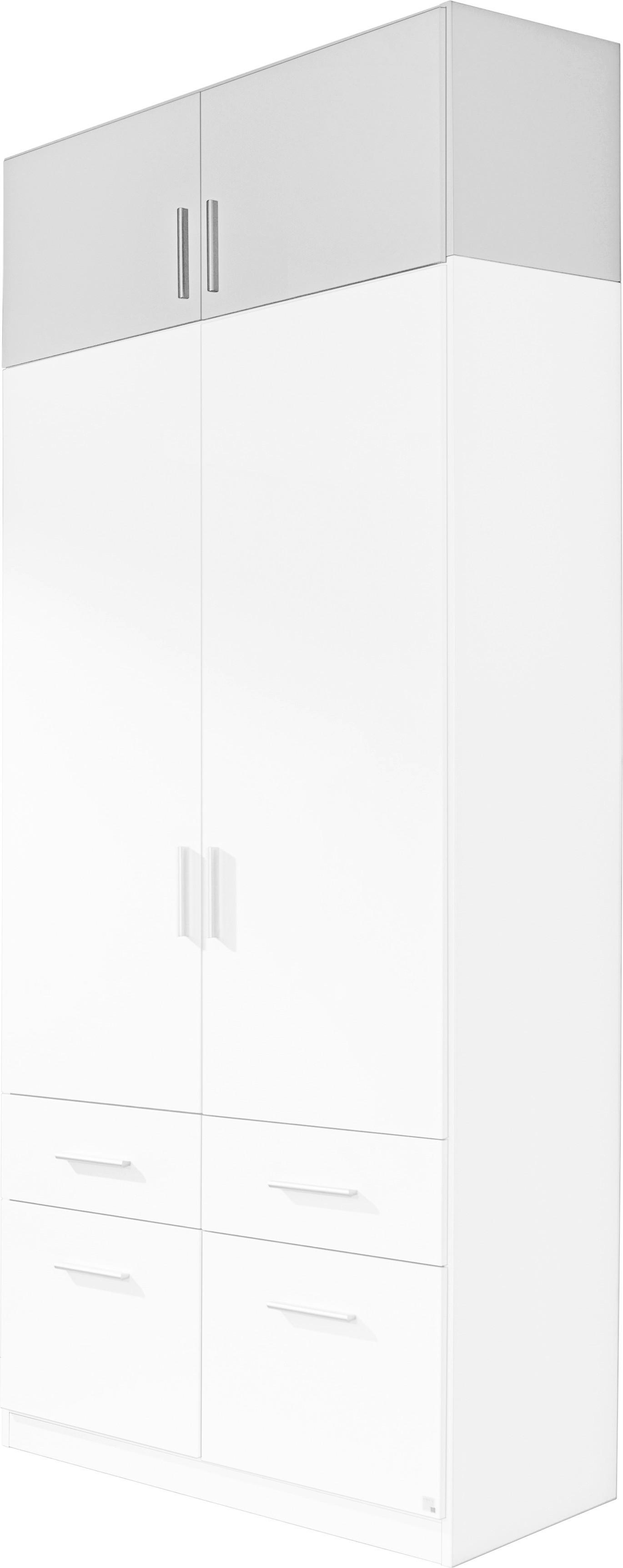 Nastavak Ormara Celle - bijela/bijela visoki sjaj, Moderno, drvo/plastika (91/40/54cm) - Modern Living