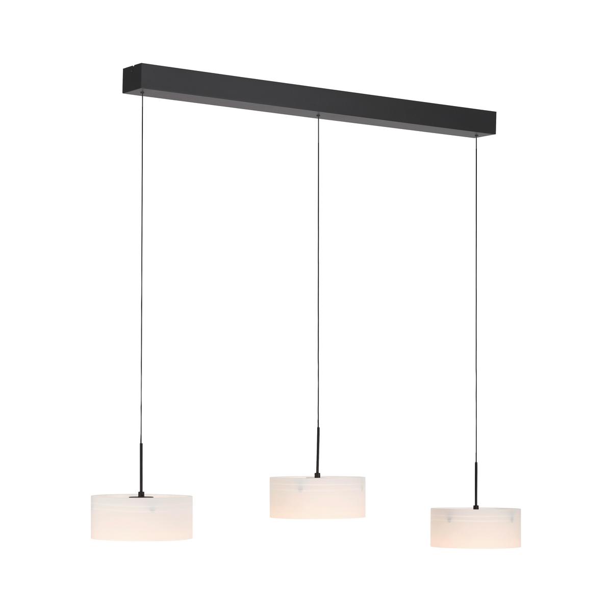 LAMPA WISZĄCA LED 2779-18 MARIKA - czarny, Design, tworzywo sztuczne/metal (105/20/180cm) - Paul Neuhaus