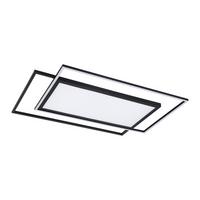 LAMPA SUFITOWA LED CEDRIK - czarny, Modern, tworzywo sztuczne/metal (79/49/5cm) - Bessagi Home