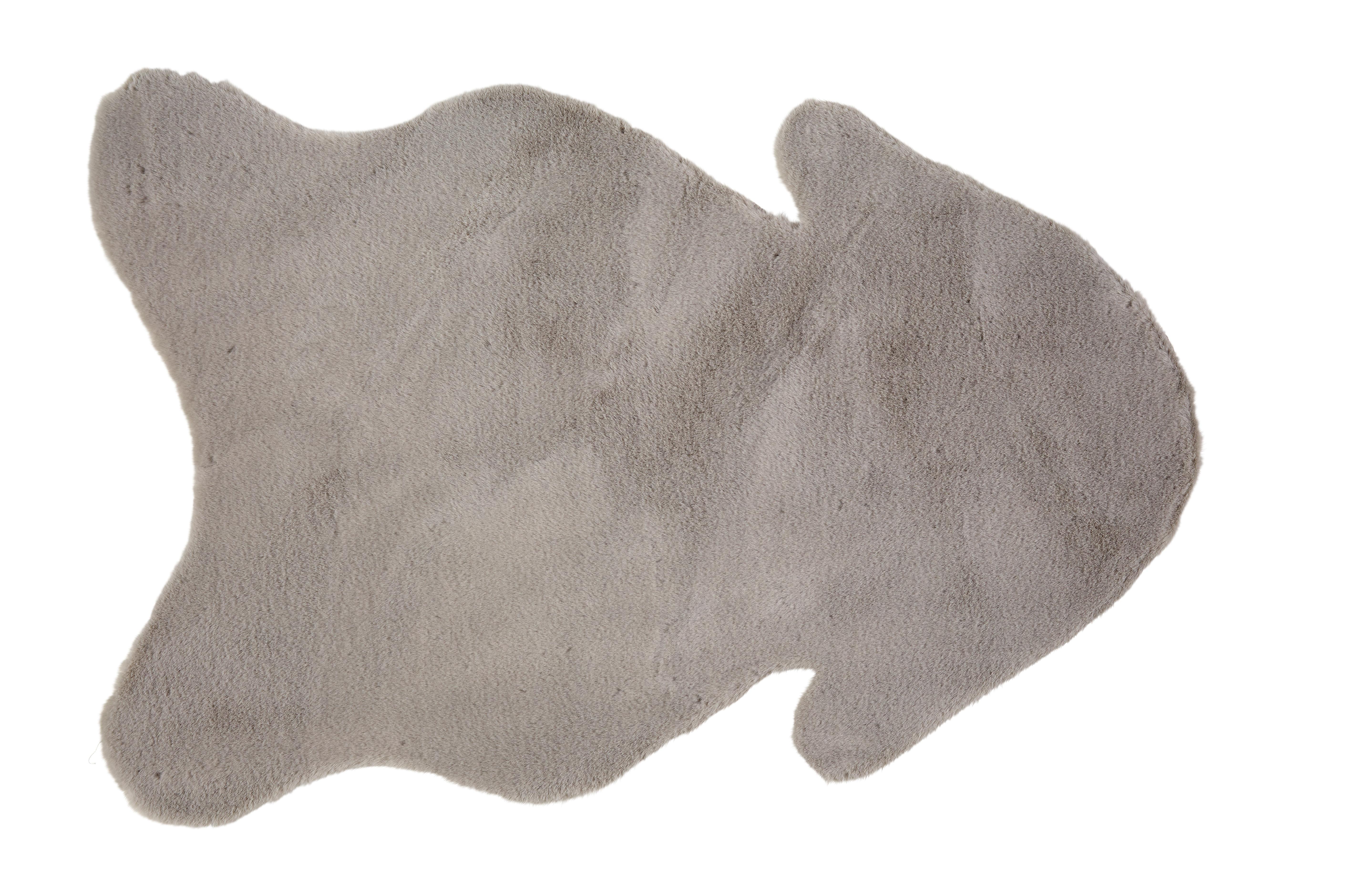 Kunstfell Marlene - Grau, Textil (90/60cm) - Mömax modern living