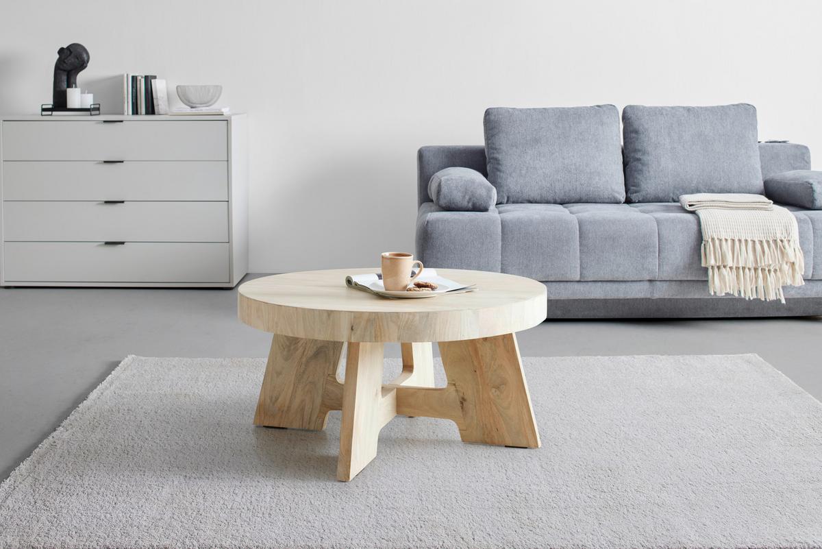 Dohányzóasztal Alex I - natúr színű, Natur, fa (91/46/91cm) - Zandiara