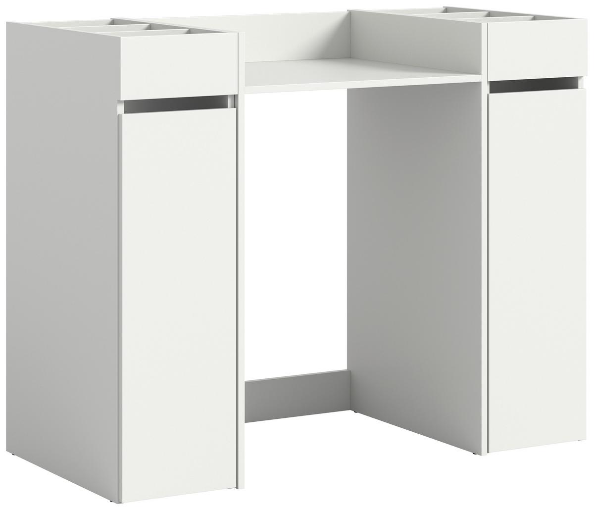 Omarica Za Pralni Stroj Free, Bela - bela, Moderno, leseni material (124/101/60cm) - MID.YOU