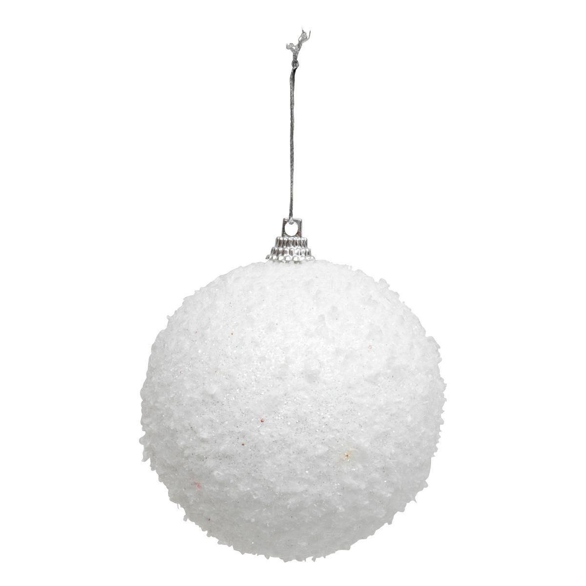 Set Kuglica Za Bor Snow Balls, 8/1 - bijela, Moderno, plastika (8/4cm)