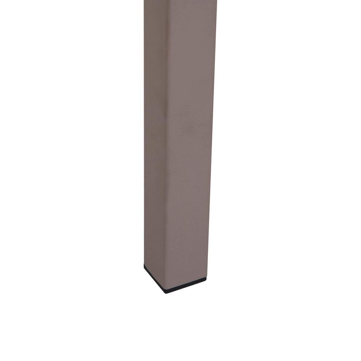 Loungegarnitur Gartensofa Faro Grau/Beige - Beige/Grau, Basics, Textil/Metall (146/191/56,5cm) - Modante