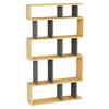 Stenski Regal Eros - antracit, Design, leseni material (90/160/22cm) - Livetastic