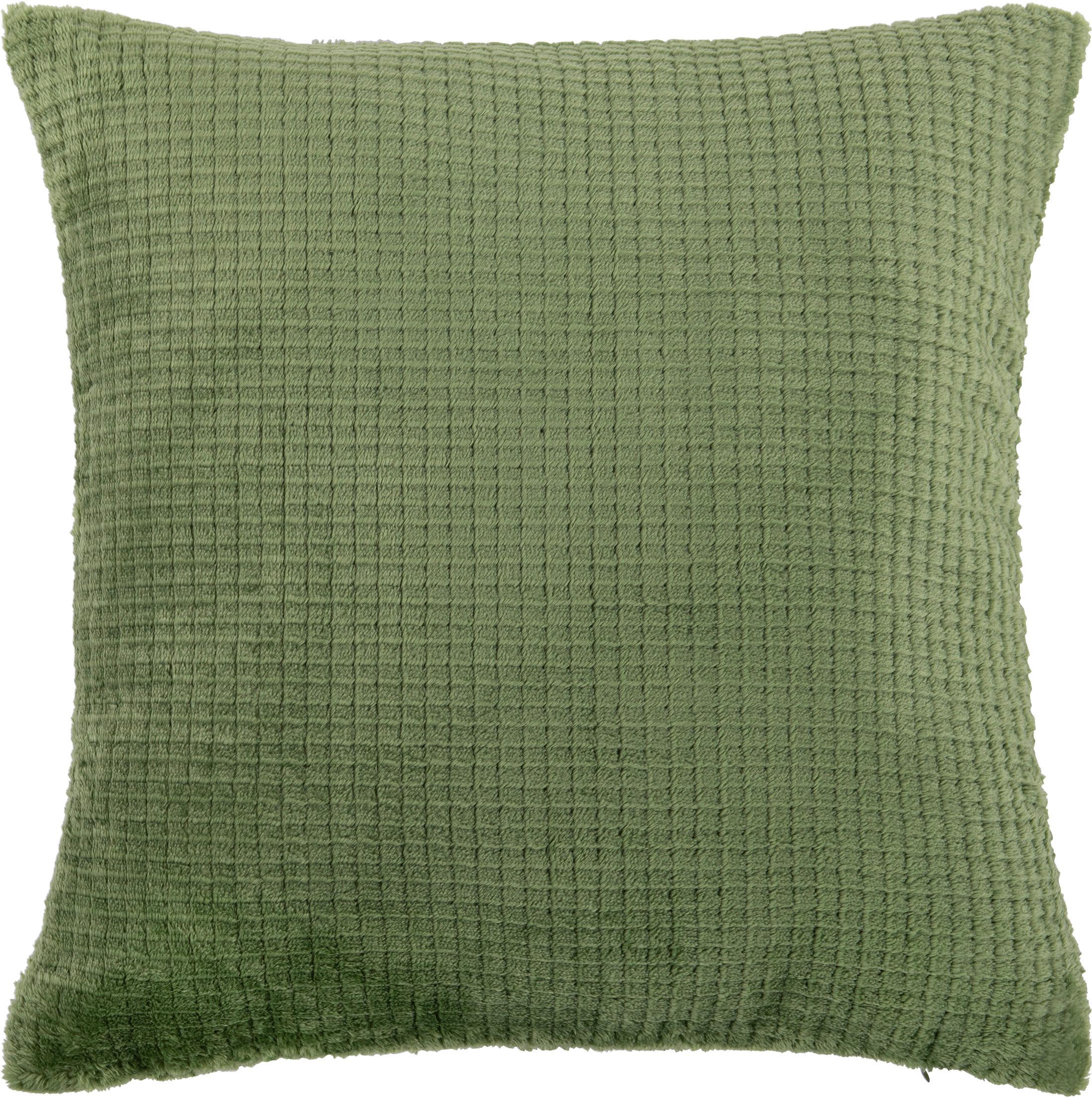 Kissenbezug Sissy Olivgrün ca. 40x40cm - Olivgrün, Textil (40/40cm)