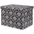 Cutie Cu Capac Jimmy - negru, carton (44,3/33,5/32,5cm) - Modern Living Cutie Cu Capac Jimmy - negru, carton (44,3/33,5/32,5cm) - Modern Living