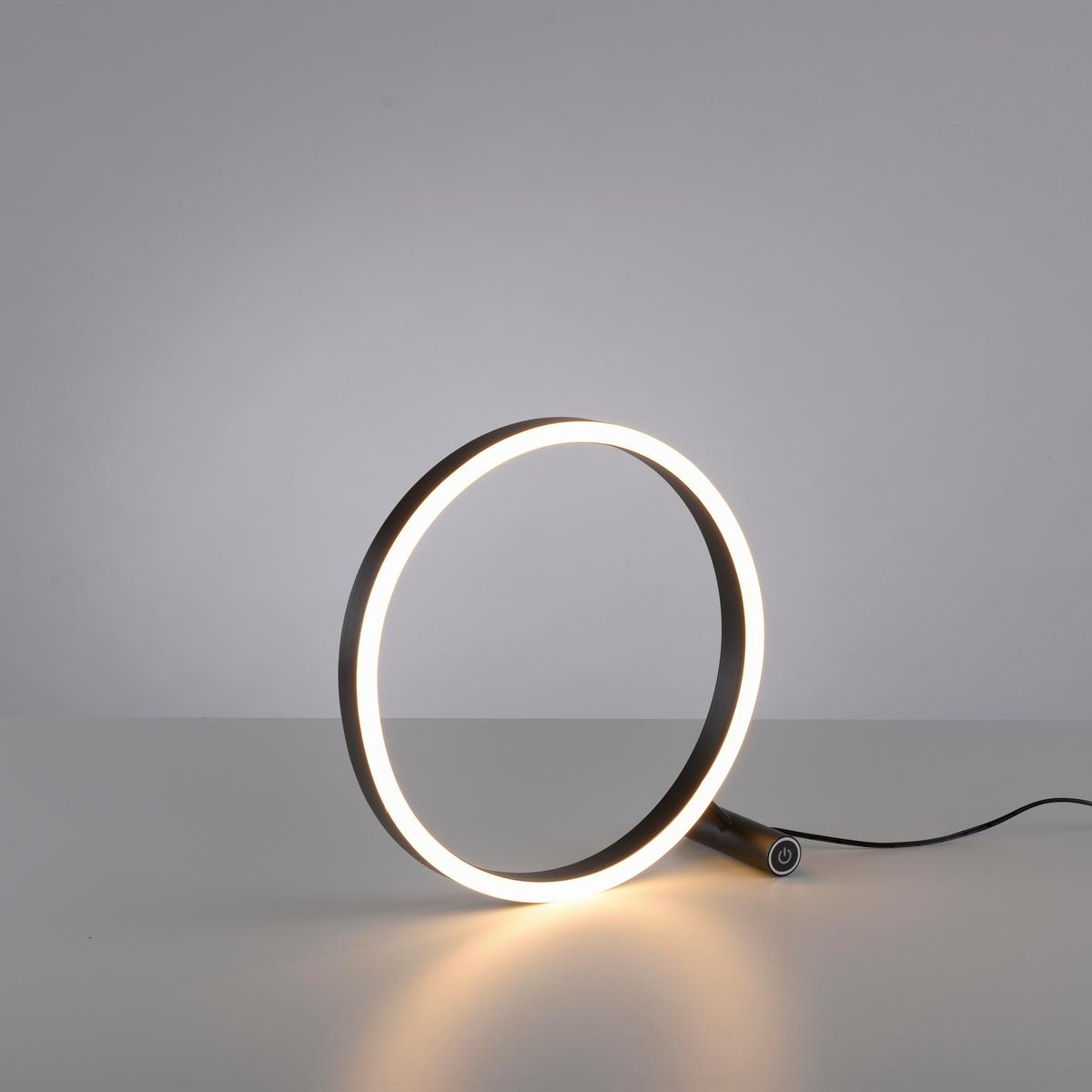 LAMPA STOŁOWA LED 15390-13 RITUS - antracytowy, Trend, tworzywo sztuczne/metal (28,5/10/28cm)