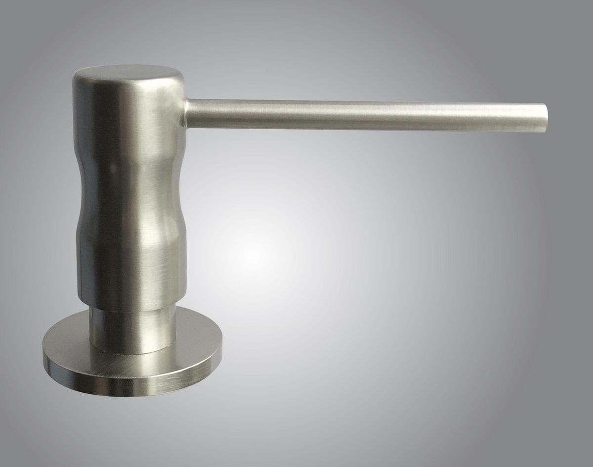 Spülmittelspender 00907 in Edelstahlfarben - Edelstahlfarben, Metall (7,7cm) - Systemceram