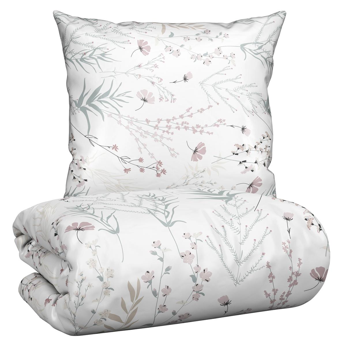 Bettwäsche Lina Weiß ca. 135x200cm - Weiß, KONVENTIONELL, Textil (135/200cm) - Mömax