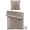 Bettwäsche Bio-Sophia Uni Taupe ca. 135x200cm - Taupe, Natur, Textil (135/200cm) - ecoTree