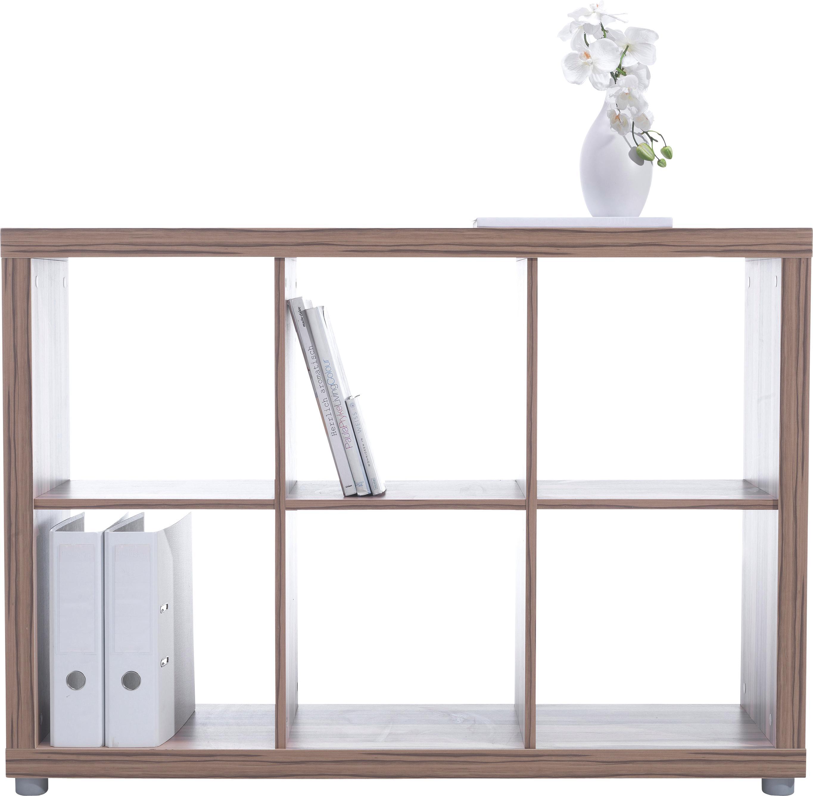 Raumteiler Eichefarben - Eichefarben/Alufarben, Holzwerkstoff (117/84/35cm) - Mömax modern living