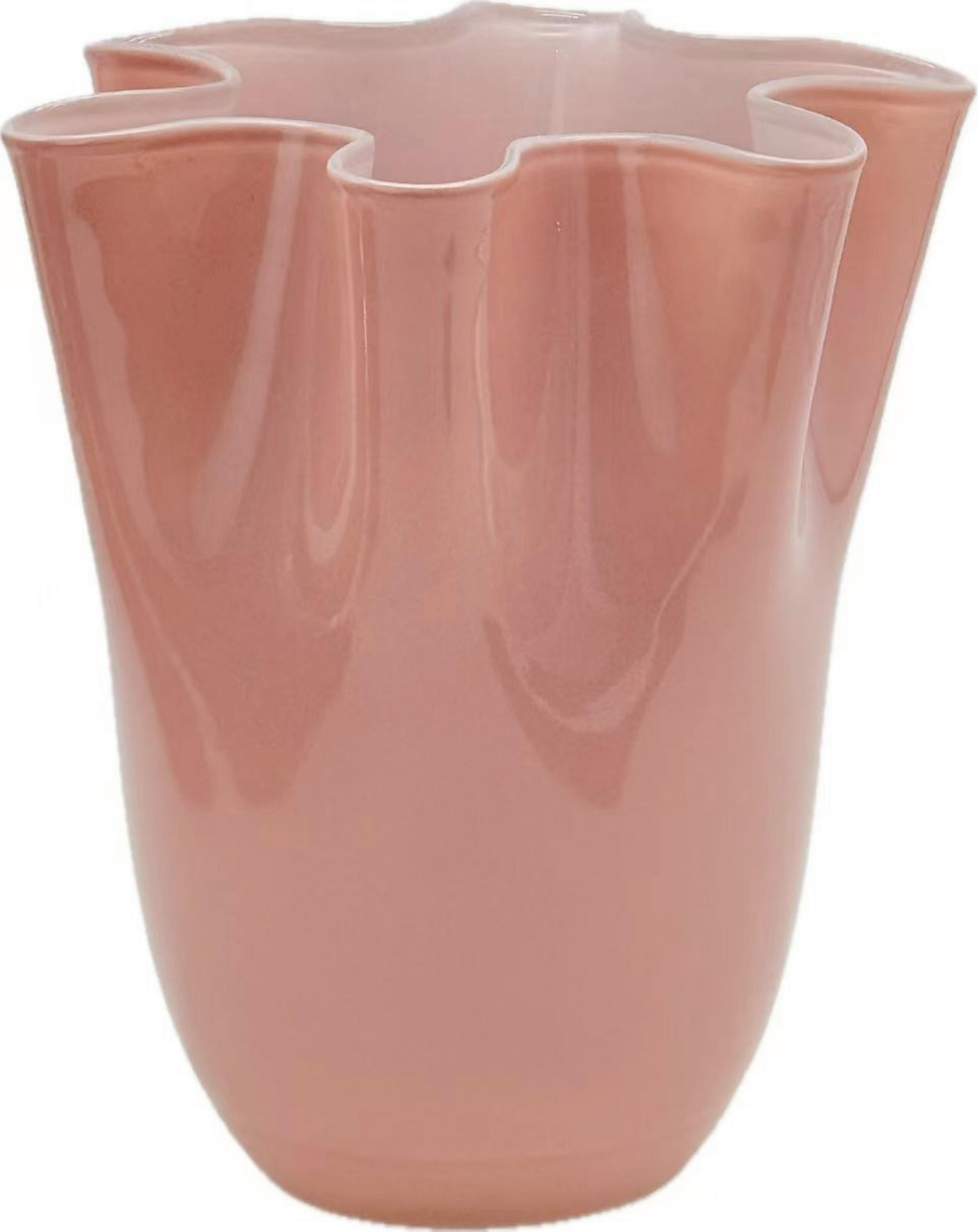WAZON 25S11265 - biały/jasnoróżowy, Basics, szkło (18,5/21cm)