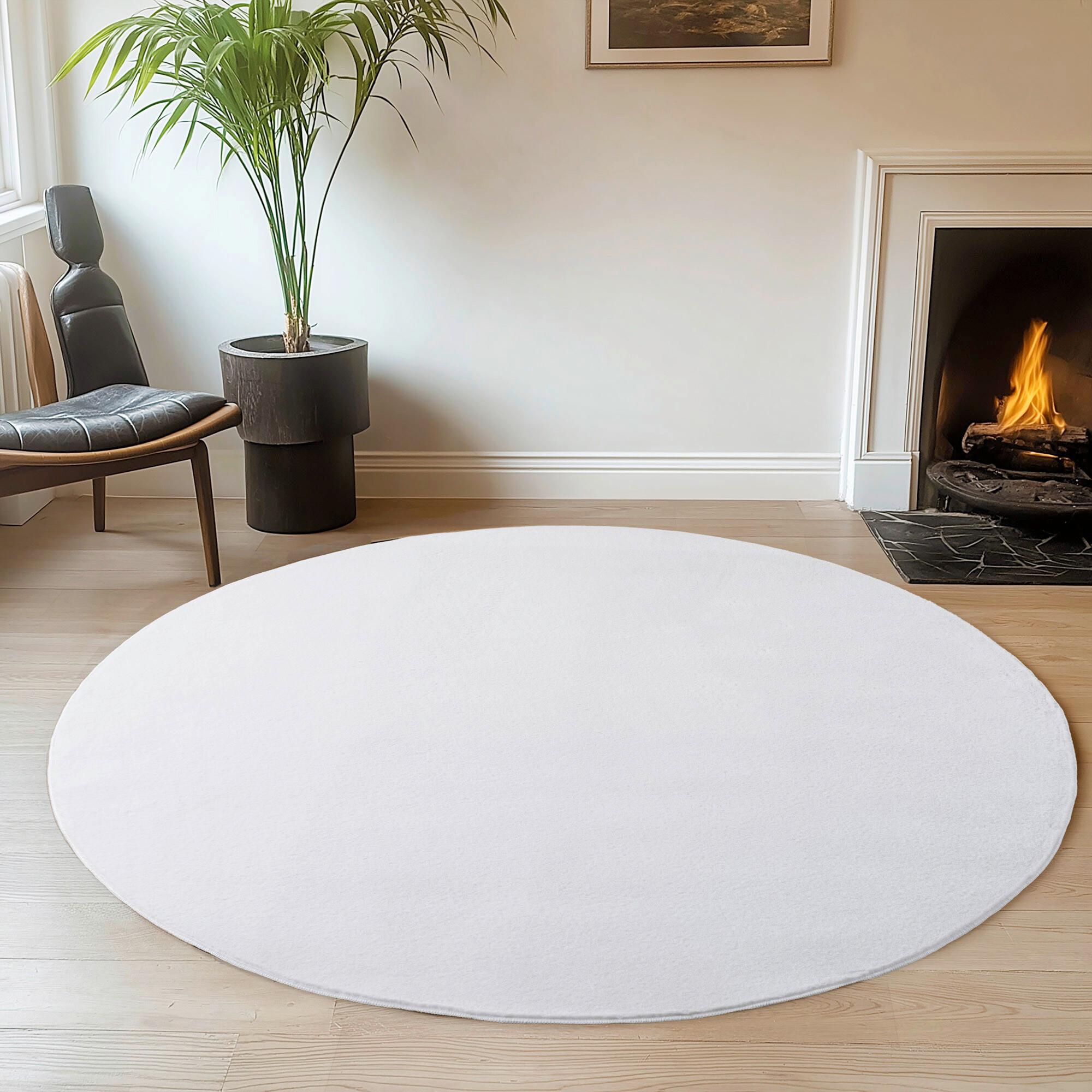 Tkana Preproga Joy, Bela, 80cm - bela, Design, tekstil (80cm)