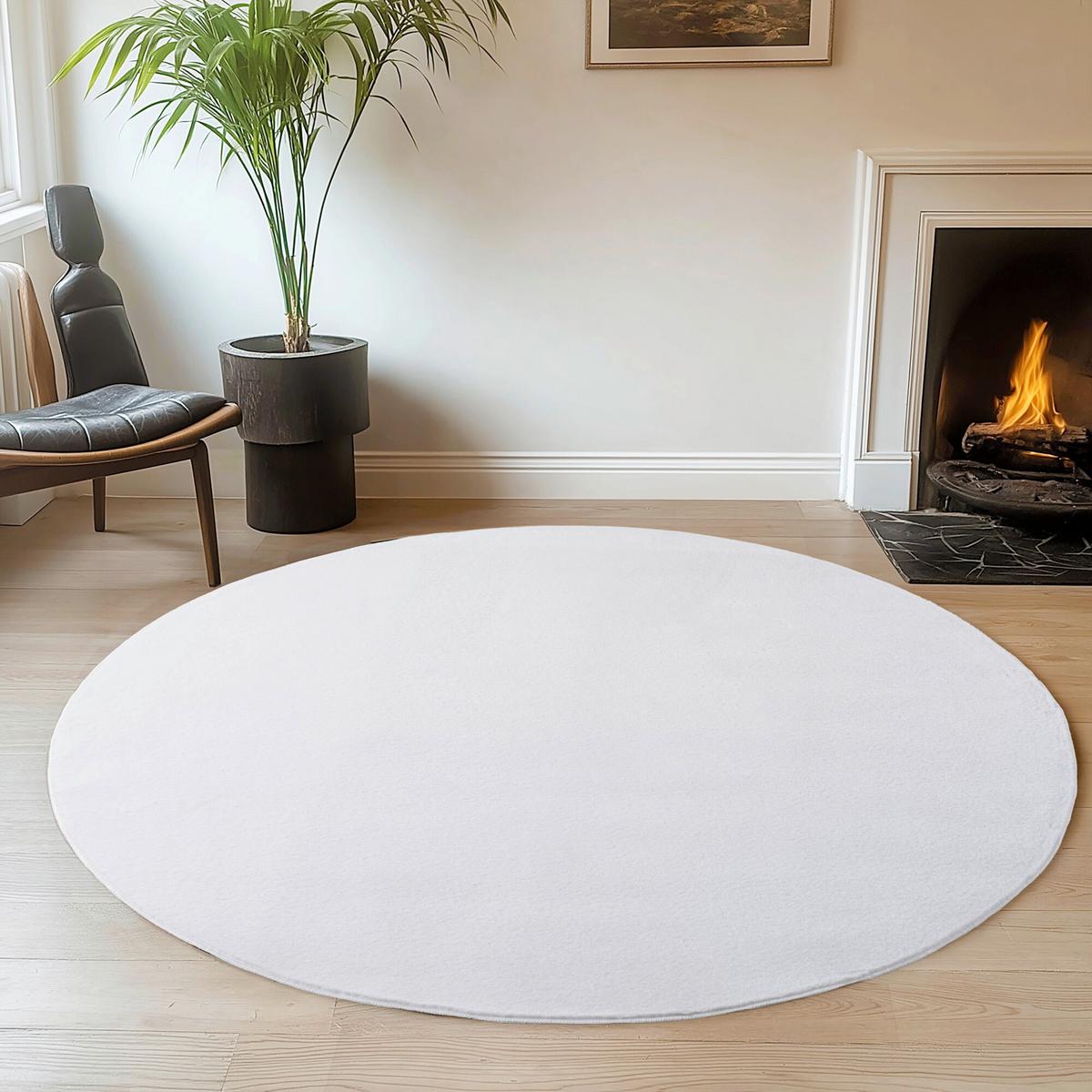 Tkana Preproga Joy, Bela, 80cm - bela, Design, tekstil (80cm)