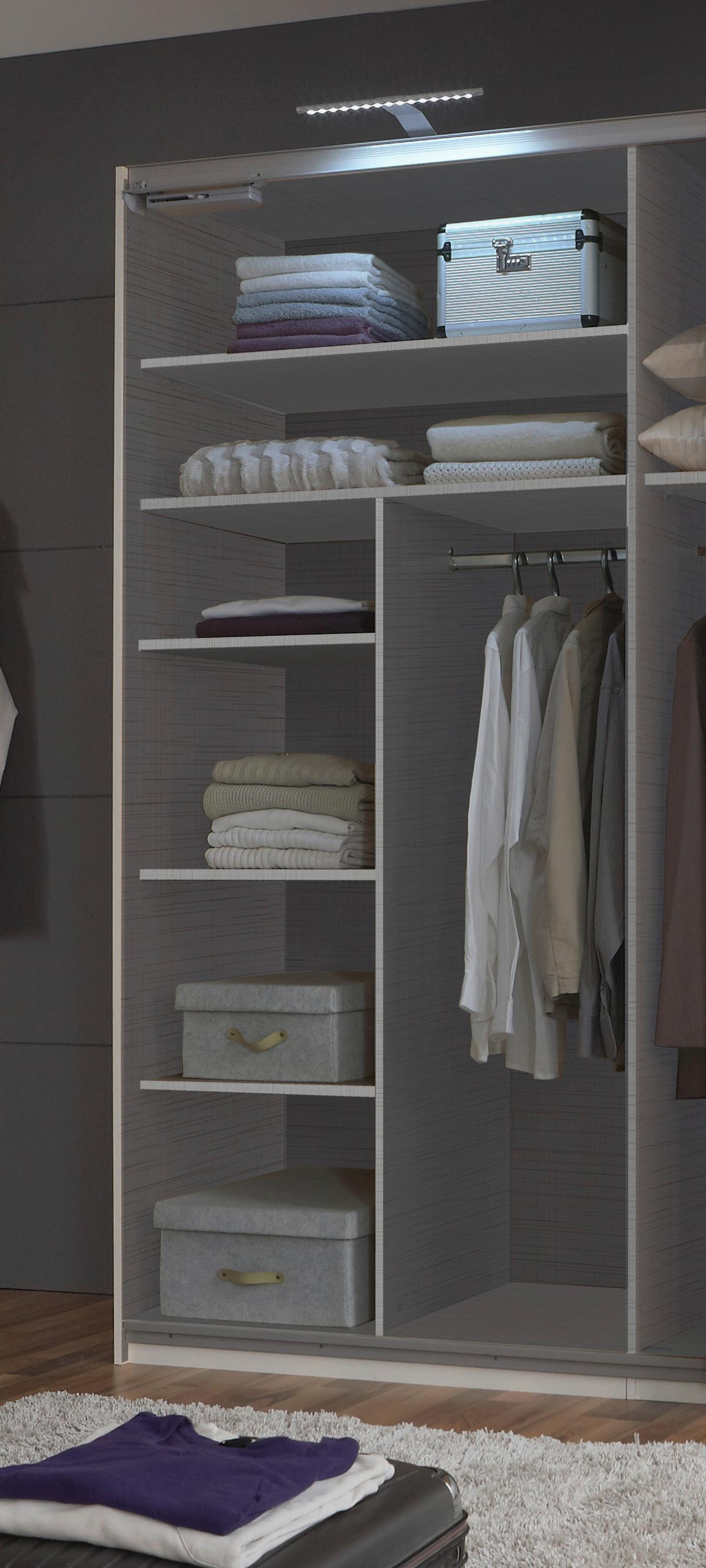 INNENEINTEILUNG WÄSCHEEINTEILUNG FRESH - Grau, MODERN, Holzwerkstoff (100/160/50cm) - MID.YOU