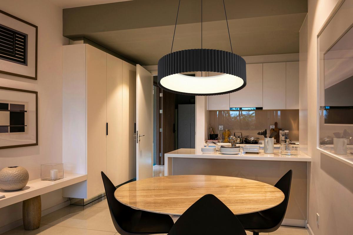 LED-HÄNGELEUCHTE 15924S KEMP - Weiss/Schwarz, Basics, Kunststoff/Metall (46/12cm) - Globo