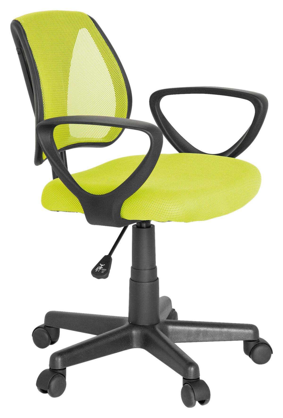 Mladinski Vrtljivi Stol Kiddy Cd, Zelena - zelena, Basics, umetna masa (58/75-92/45cm) - MID.YOU