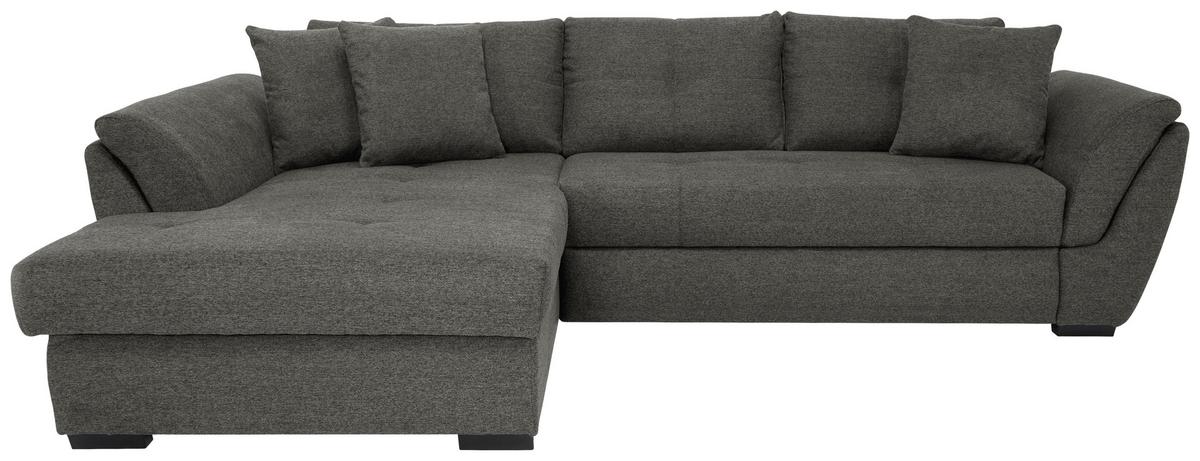 Kutna Garnitura Berisso - crna/antracit, Design, tekstil/plastika (187/278cm) - Mömax